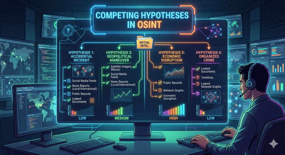How to Build and Test Competing Hypotheses in OSINT