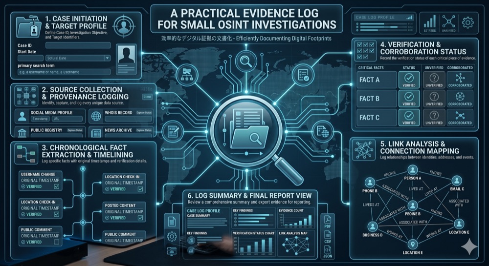 A Practical Evidence Log for Small OSINT Investigations